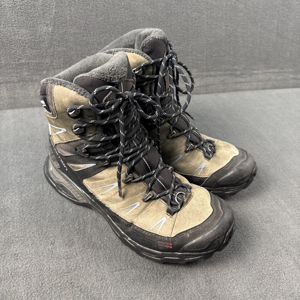 Salomon SD Contagrip Winter Boots Size 8